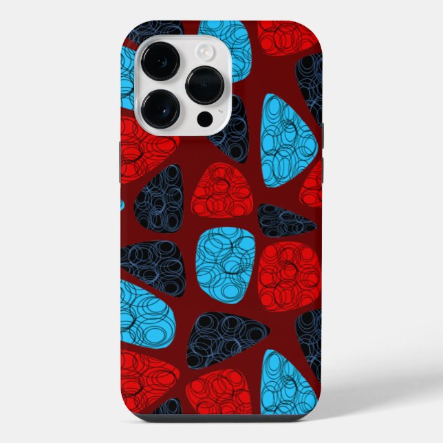 Atomic Circle Mosaic iPhone Case (Back)