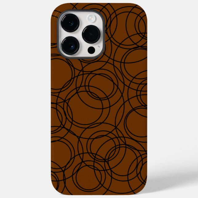 Atomic Circles Case-Mate iPhone Case (Back)