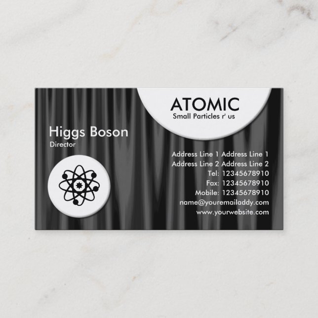 Atomic Circles - Drapery 07 Business Card (Front)