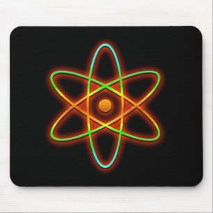 Atomic concept. mouse mat