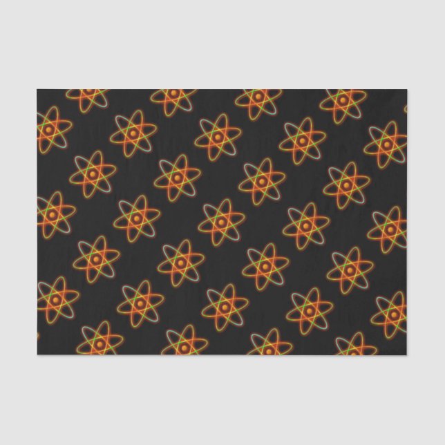 Atomic concept. tissue paper (Front)