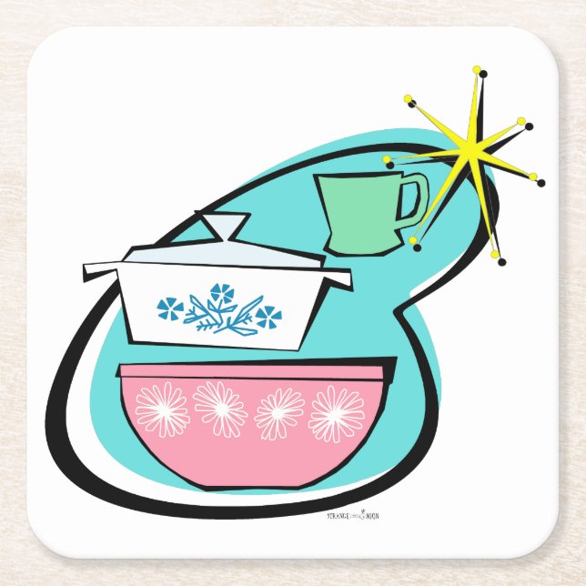 Atomic Cookware Design Coaster (Front)