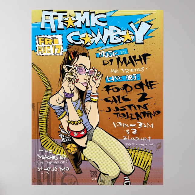 Atomic Cowboy Print/Poster Poster (Front)