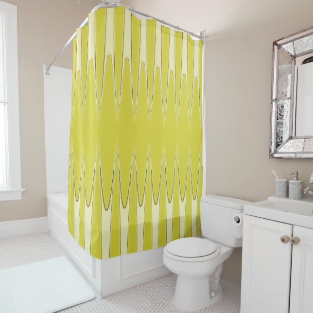 Atomic Diamond Shower Curtain (In Situ)