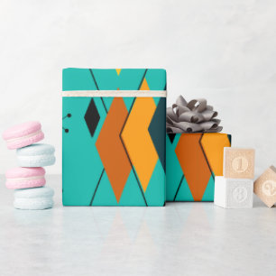 Atomic Diamonds Wrapping Paper