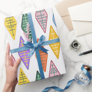 Atomic Diamonds Wrapping Paper