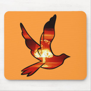 Atomic Dove Mushroom Cloud Mousepad Mouse Pad