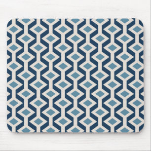 Atomic Era Inspired Geometric Pattern Mouse Mat