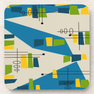 Atomic Era Inspired Mid-Century Design 20 Coaster