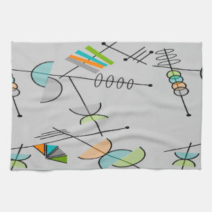 Atomic Era Inspired Placemat #90 Tea Towel