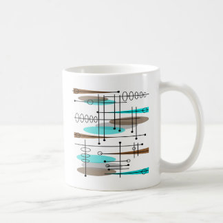 Atomic Era Mid-Century Modern Abstract Coffee Mug