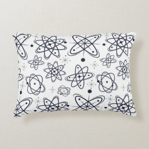 Atomic Era: Mid-Century Modern Patterns Decorative Cushion