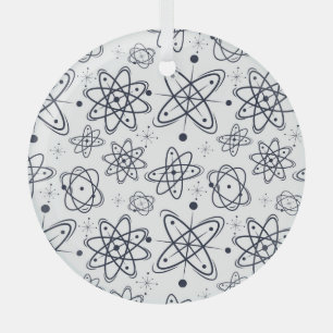 Atomic Era: Mid-Century Modern Patterns Glass Tree Decoration