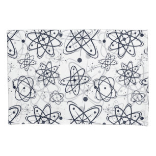 Atomic Era: Mid-Century Modern Patterns Pillowcase