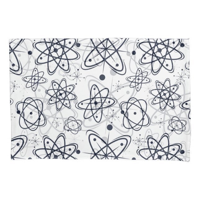 Atomic Era: Mid-Century Modern Patterns Pillowcase (Front)