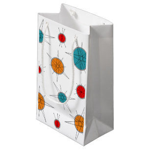 Atomic Era Retro Planets Small Gift Bag