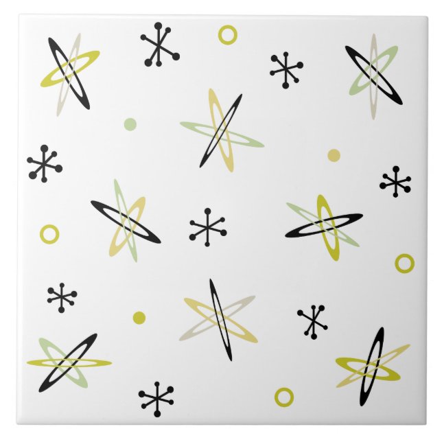 Atomic Era Space Age Tile (Front)