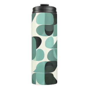Atomic Era Vintage MCM Mid Century Modern Teal Thermal Tumbler