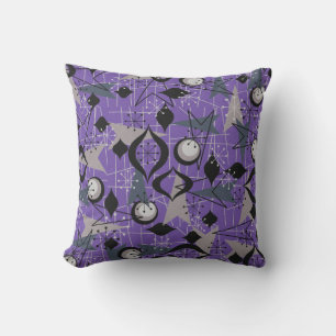Atomic, Fifties Style, Trendy Throw Pillow