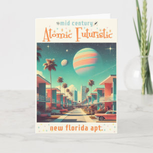 Atomic Futuristic New Florida Apartments Card