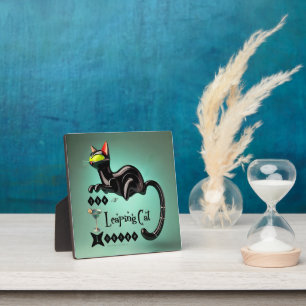 Atomic Futuristic The Leaping Cat Lounge Plaque