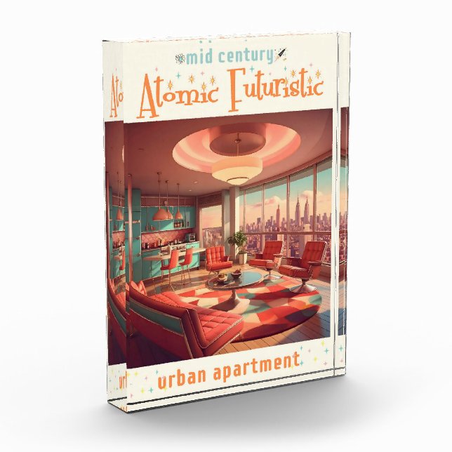 Atomic Futuristic Urban Apartment Photo Block (Left)