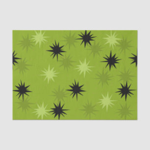 Atomic Green Starbursts Tissue Paper