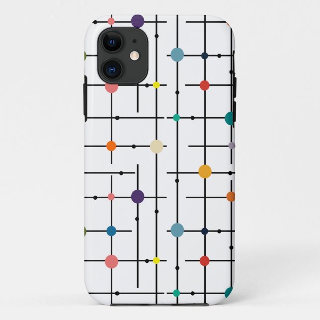 Atomic Grid  Case-Mate iPhone Case (Back)