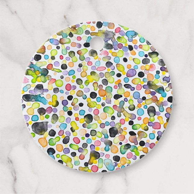 Atomic Gumdrops Favour Tags (Front)