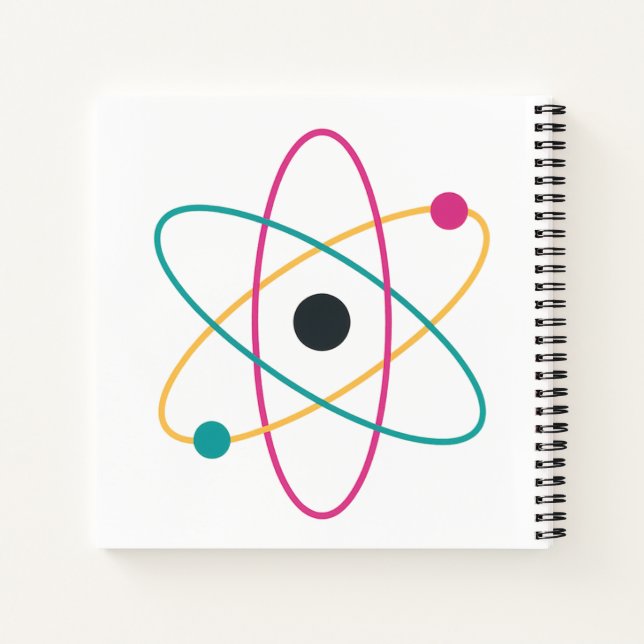 "Atomic Harmony" Notebook (Back)
