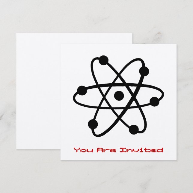 Atomic  Invitation (Front/Back)