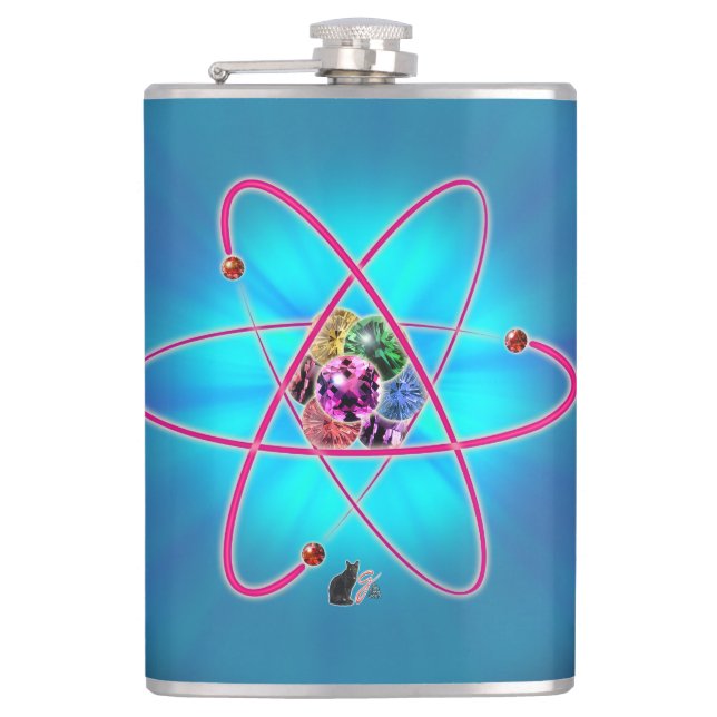 Atomic Jewels Hip Flask (Front)