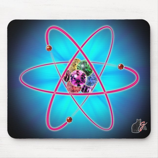 Atomic Jewels Mouse Pad (Front)