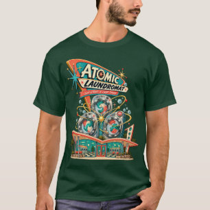 Atomic Laundromat Retro 1950s Laundry Men's T-Shir T-Shirt