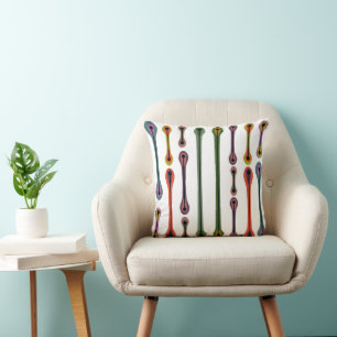 Atomic Lines Cushion