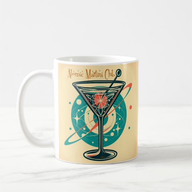 Atomic Martini Club  Coffee Mug (Left)