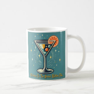 Atomic Martini Club Retro Futuristic Cocktail Coffee Mug