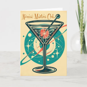 Atomic Martini Club Space Age Card