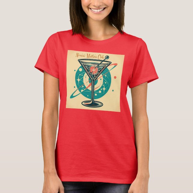 Atomic Martini Club Space Age T-Shirt (Front)