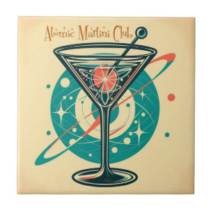 Atomic Martini Club Tile