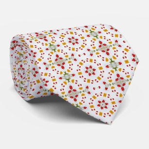 Atomic Mid Century Flower Vintage Tie
