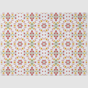 Atomic Mid Century Flower Vintage Tissue Paper