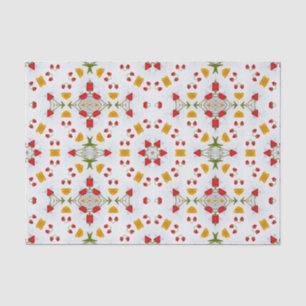 Atomic Mid Century Flower Vintage Tissue Paper