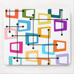 Atomic Mid-Century Modern Mouse Mat