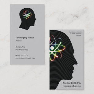 Atomic Mind   Scientist Business Card