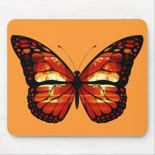 Atomic Mushroom Cloud Butterfly Mousepad