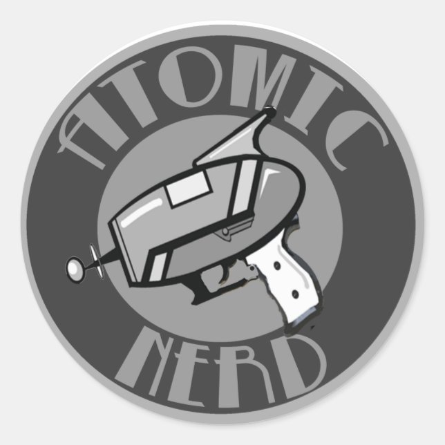 Atomic Nerd sticker (Front)