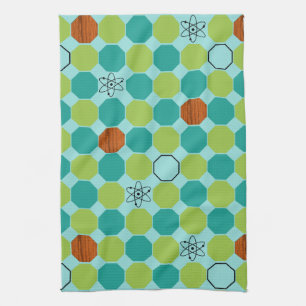 Atomic Octagons Kitchen Towel