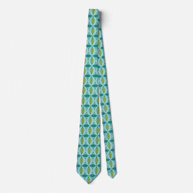 Atomic Ogee and Starbursts Tie (Front)