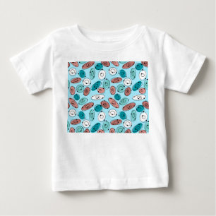Atomic Ovals Turquoise Baby T-Shirt